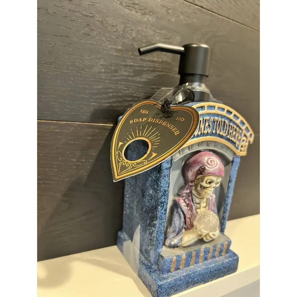 Mrs. Peter's Haunted Parlor Skeleton Fortune Teller Light & Sound Soap Dispenser